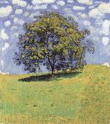 Ferdinand Hodler The nut tree oil